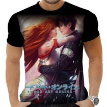 Camiseta Camisa Personalizada Anime Clássico Sword Art Online 03