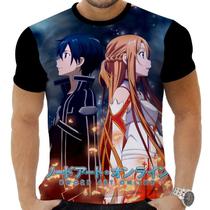 Camiseta Camisa Personalizada Anime Clássico Sword Art Online 15