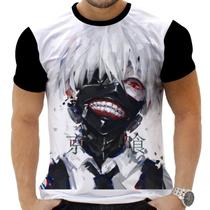 Camiseta Camisa Personalizada Anime Clássico Tokyo Ghoul 05_x000D_