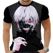 Camiseta Camisa Personalizada Anime Clássico Tokyo Ghoul 08_x000D_