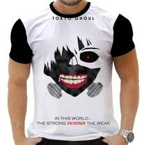 Camiseta Camisa Personalizada Anime Clássico Tokyo Ghoul 11_x000D_