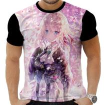Camiseta Camisa Personalizada Anime Clássico Violet Evergarden Hd 06 Camiseta Camisa Personalizada Anime Clássico Violet Evergarden Hd 06