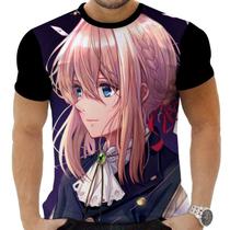 Camiseta Camisa Personalizada Anime Clássico Violet Evergarden Hd 13 Camiseta Camisa Personalizada Anime Clássico Violet Evergarden Hd 13
