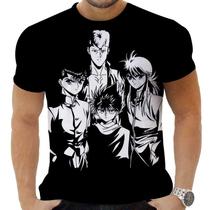 Camiseta Camisa Personalizada Anime Clássico YuYu Hakosho 01