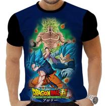 Camiseta Camisa Personalizada Anime Dragon Ball Broly 02
