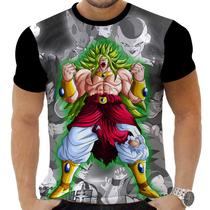 Camiseta Camisa Personalizada Anime Dragon Ball Broly 06