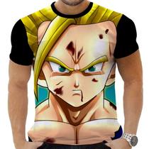 Camiseta Camisa Personalizada Anime Dragon Ball Gohan 01_x000D_