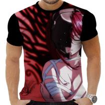 Camiseta Camisa Personalizada Anime Elfen Lied Clássico Hd 06_x000D_