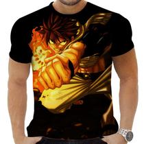 Camiseta Camisa Personalizada Anime Fairy Tail Clássico Hd 06 Camiseta Camisa Personalizada Anime Fairy Tail Clássico Hd 06