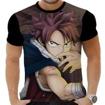 Camiseta Camisa Personalizada Anime Fairy Tail Clássico Hd 07_x000D_