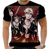 Camiseta Camisa Personalizada Anime Naruto Akatsuki 05