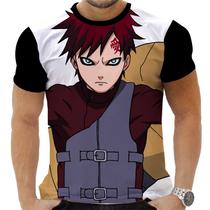 Camiseta Camisa Personalizada Anime Naruto Gaara Hd 01