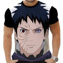 Camiseta Camisa Personalizada Anime Naruto Obito Uchiha 04_x000D_