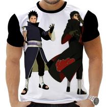 Camiseta Camisa Personalizada Anime Naruto Obito Uchiha 12_x000D_