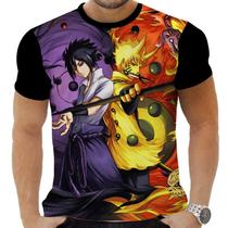 Camiseta Camisa Personalizada Anime Naruto Sasuke Uchiha 01 Camiseta Camisa Personalizada Anime Naruto Sasuke Uchiha 01