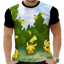 Camiseta Camisa Personalizada Anime Pokemon 05_x000D_