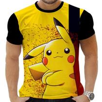 Camiseta Camisa Personalizada Anime Pokemon 07_x000D_