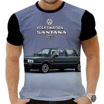 Camiseta Camisa Personalizada Carro Clássico Santana 6_x000D_