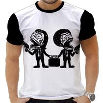 Camiseta Camisa Personalizada Caveira Mexicana Rock 11_x000D_
