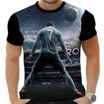 Camiseta Camisa Personalizada CR7 Cristiano Ronaldo 4