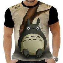 Camiseta Camisa Personalizada Desenho Studio Ghibli 5_x000D_