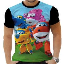 Camiseta Camisa Personalizada Desenho Super Wings 2_x000D_