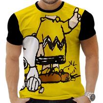 Camiseta Camisa Personalizada Desenhos Snoopy 1_x000D_