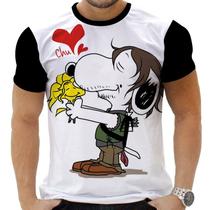 Camiseta Camisa Personalizada Desenhos Snoopy 5_x000D_