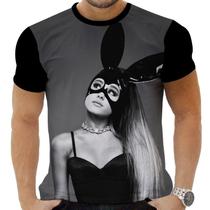 Camiseta Camisa Personalizada Famosos Ariana Grande 2_x000D_