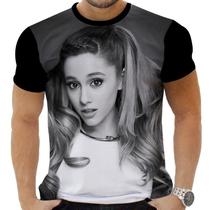 Camiseta Camisa Personalizada Famosos Ariana Grande 3_x000D_