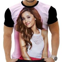 Camiseta Camisa Personalizada Famosos Ariana Grande 5_x000D_