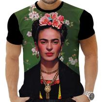 Camiseta Camisa Personalizada Famosos Frida Kahlo 7_x000D_