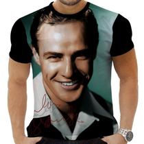 Camiseta Camisa Personalizada Famosos Marlon Blando_x000D_