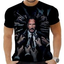 Camiseta Camisa Personalizada Filmes John Wick 5_x000D_