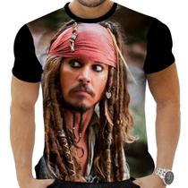 Camiseta Camisa Personalizada Filmes Piratas do Caribe 3_x000D_