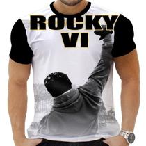 Camiseta Camisa Personalizada Filmes Rocky Balboa 10_x000D_