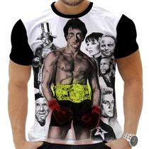 Camiseta Camisa Personalizada Filmes Rocky Balboa 9_x000D_