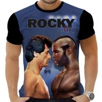 Camiseta Camisa Personalizada Filmes Rocky Balboa_x000D_