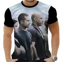 Camiseta Camisa Personalizada Filmes Velozes e Furiosos 9_x000D_