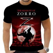 Camiseta Camisa Personalizada Filmes Zorro 2_x000D_