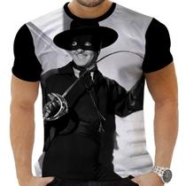 Camiseta Camisa Personalizada Filmes Zorro_x000D_