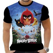 Camiseta Camisa Personalizada Game Angry Birds 1_x000D_