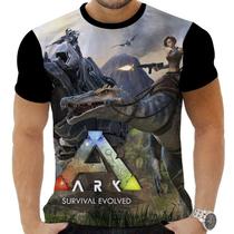 Camiseta Camisa Personalizada Game Ark Survoveç 1_x000D_