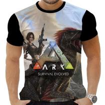 Camiseta Camisa Personalizada Game Ark Survoveç 2_x000D_