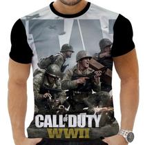 Camiseta Camisa Personalizada Game Call of Duty 11_x000D_