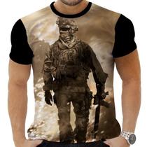 Camiseta Camisa Personalizada Game Call of Duty 6_x000D_