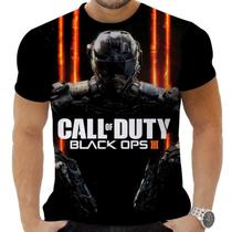 Camiseta Camisa Personalizada Game Call of Duty 7_x000D_