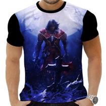Camiseta Camisa Personalizada Game Castlevania 1_x000D_
