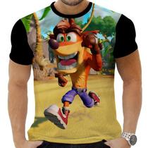 Camiseta Camisa Personalizada Game Crash Bandicoot 5_x000D_