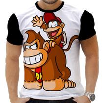 Camiseta Camisa Personalizada Game Donkey Kong 5_x000D_